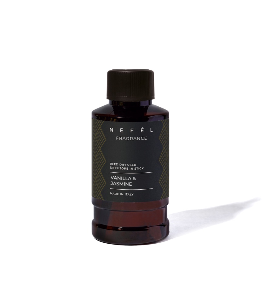 Nefel difuzor dišav s palčkami Vanilla & Jasmine 250 ml (polnilo)