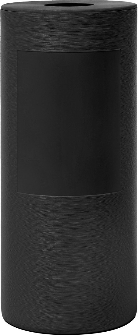 Nefel samostoječi nosilec v črni barvi - z nalepko Face & Hand Soap