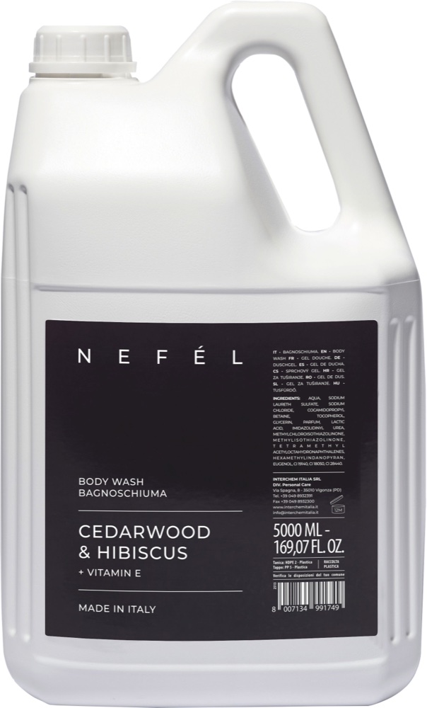 Nefel milo za telo Cedarwood & Hibiscus 5 L