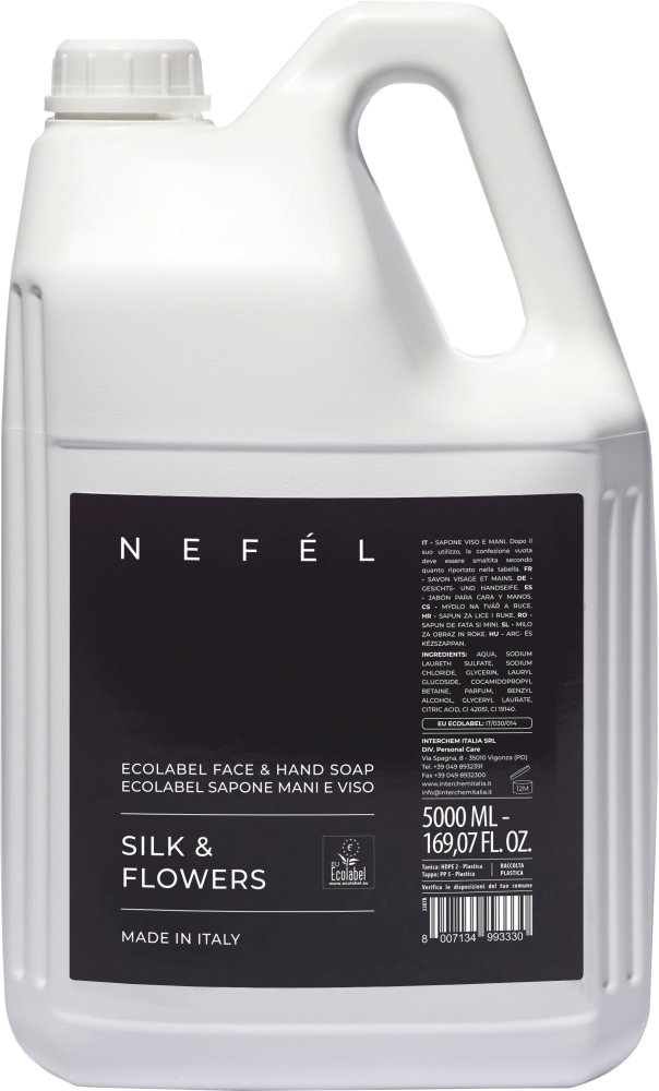 Nefel šampon za lase in telo Silk & Flowers Ecolabel 5 L