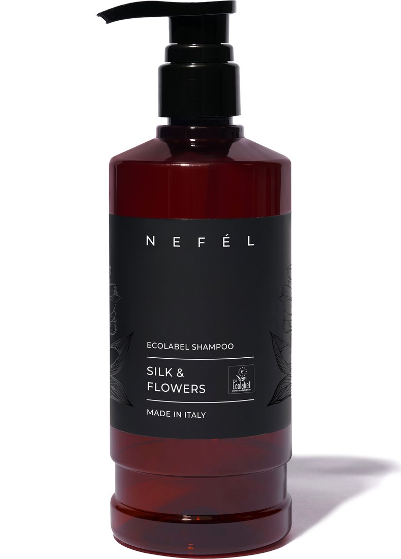 Nefel šampon za lase Silk & Flowers Ecolabel